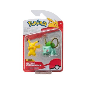 Bild på Pokémon Battlefigurer 2-pack (Pikachu & Bulbasaur)