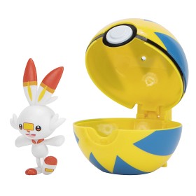 Bild på Pokémon Clip N Go Scorbunny & Quick Ball