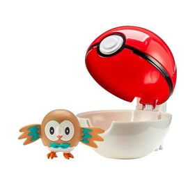 Bild på Pokémon Clip ´N Go Wave 2 Rowlet & Poké Ball