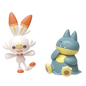Bild på Pokémon Figure Battle Pack Munchlax & Scorbunny