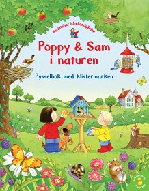 Bild på Poppy & Sam i naturen pysselbok med klistermärken