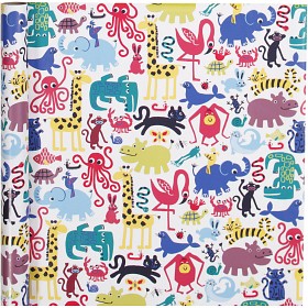 Bild på Presentpapper 4 meter (Zoo)