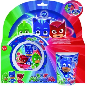 Bild på Pyjamashjältarna Matservis 3-delar