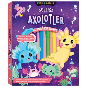 Bild på Pyssla och måla Gulliga axolotler