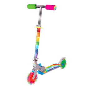 Bild på Sparkcykel med ljus (Regnbåge)