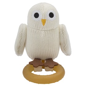 Bild på Rätt Start Baby Owls Bitleksak Naturgummi