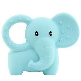 Bild på Rätt Start Bitleksak Naturgummi Elefant (Blå)