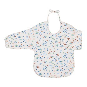 Bild på Rätt Start Elsa Beskow Putte Haklapp med ärm (Beige)