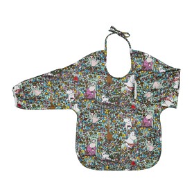 Bild på Rätt Start Mumin Äng Haklapp med ärm (Grön)