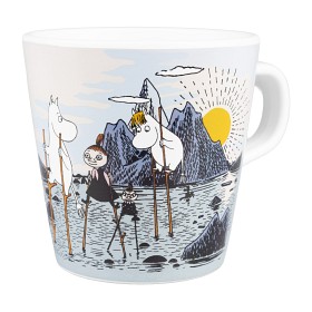 Bild på Rätt Start Mumin Kobbar & Skär Mugg med handtag