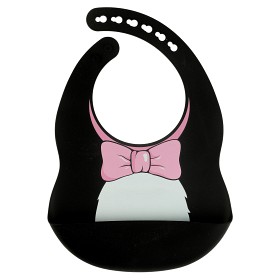 Bild på Rätt Start Pelle Svanslös Haklapp Silikon (Svart)