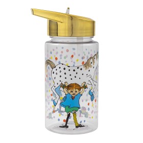 Bild på Rätt Start Pippi Långstrump Födelsedag Vattenflaska (Guld)