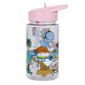 Bild på Rätt Start Pippi Långstrump Födelsedag Vattenflaska (Rosa)