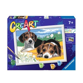 Bild på Ravensburger CreArt Jack russell valpar (Måla nummer)