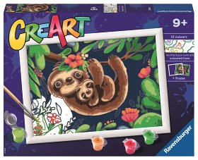 Bild på Ravensburger CreArt Söta sengångare (Måla nummer)