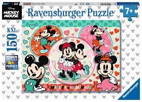 Bild på Ravensburger Disney Pussel Drömparet Musse Pigg & Mimmi (150-bitar)  