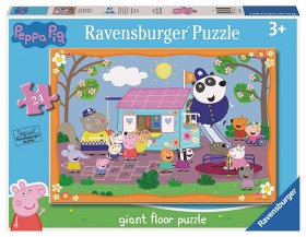 Bild på Ravensburger Greta Gris Stort golvpussel (24-bitar)