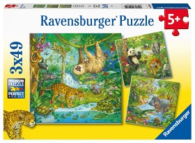 Bild på Ravensburger I djungeln Pussel (3x49-bitar)