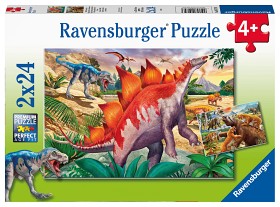 Bild på Ravensburger Jurassic wildlife Pussel (2x24-bitar)
