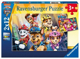 Bild på Ravensburger Paw Patrol Våra fyrbenta hjältar Pussel (2x12-bitar)