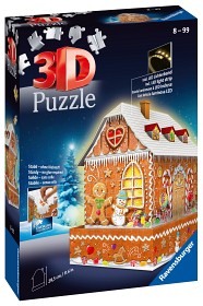 Bild på Ravensburger 3D Pepparkakshus 216-bitar
