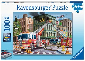Bild på Ravensburger Pussel Brandräddning (100-bitar) 