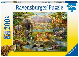 Bild på Ravensburger Pussel Djur från Savannen 200-bitar