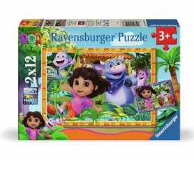 Bild på Ravensburger Dora the Explorer Pussel 2x12-bitar