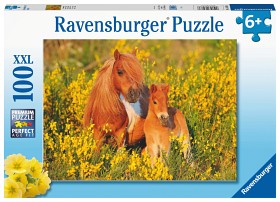 Bild på Ravensburger Pussel Shetlandsponny (100-bitar) 