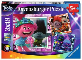 Bild på Ravensburger Pussel Trolls 2 Turné 3x49-bitar