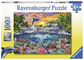 Bild på Ravensburger Pussel Tropiskt paradis 100-bitar