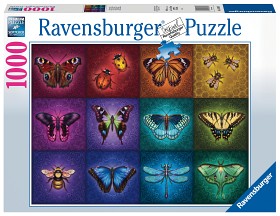 Bild på Ravensburger Pussel Vackra vingar (1000-bitar)