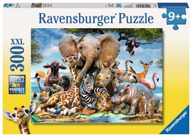 Bild på Ravensburger Pussel XXL Afrikanska djurvänner 300-bitar