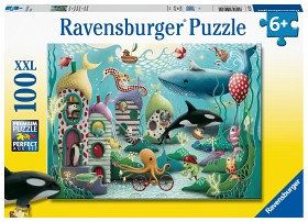 Bild på Ravensburger Pussel XXL Fantastiska havsdjur (100-bitar)