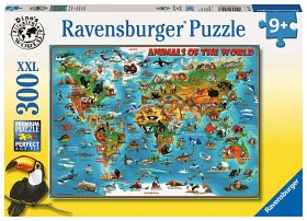 Bild på Ravensburger Pussel XXL Världens djur 300-bitar