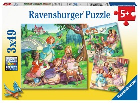 Bild på Ravensburger Små Prinsessor Pussel 3x49 bitar 