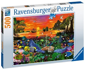 Bild på Ravensburger Pussel Under vattnet (500-bitar)