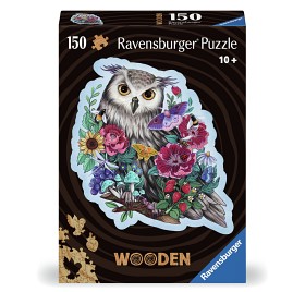 Bild på Ravensburger Wooden Träpussel Uggla (150-bitar)