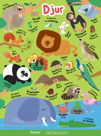 Bild på Readioo Poster Djur till Läspenna 