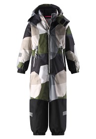 Bild på Reima Reimatec Kiddo Vinteroverall Snowy (Khaki green)