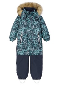 Bild på Reima Reimatec Kipina Vinteroverall (Marinblå/Turkos)