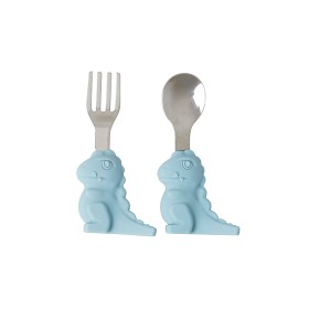 Bild på Rice Bestickset Dino (Blue)