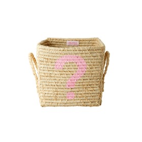 Bild på Rice Förvaringskorg Frågetecken (Rosa)