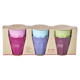Bild på Rice Melamin Mugg M 6-pack (Multi)