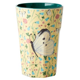 Bild på Rice Mugg Hög Butterfly (Creme)