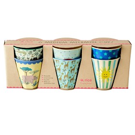 Bild på Rice Mugg Melamin 6-p M (Funky Prints)