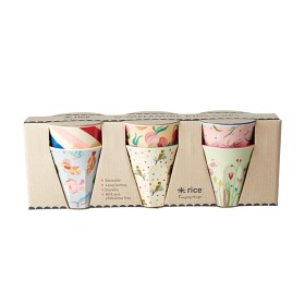 Bild på Rice Mugg Melamin 6-pack S Choose Happy (blommor)