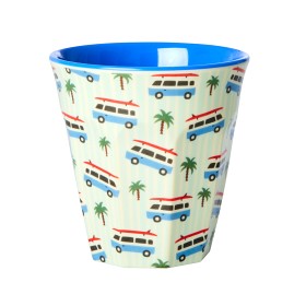 Bild på Rice Mugg Melamin M Cars (Blå)