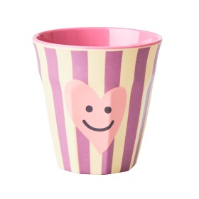 Bild på Rice Mugg Melamin M Happy Heart (Rosa)