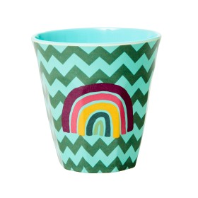 Bild på Rice Mugg Melamin Medium Zig Zag (Blå)